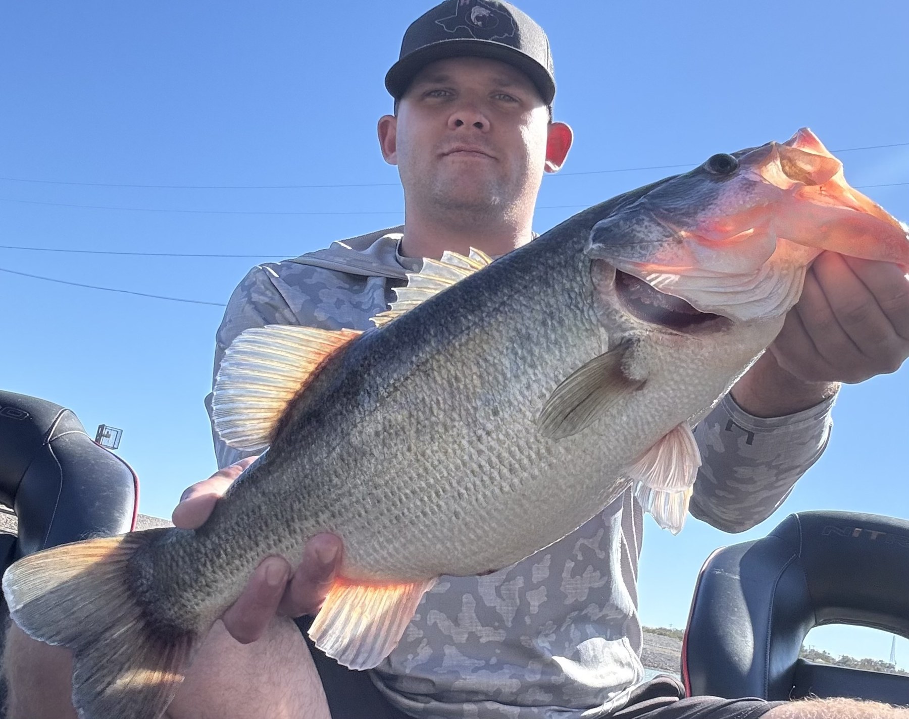 Recent Lake Brownwood bass catch